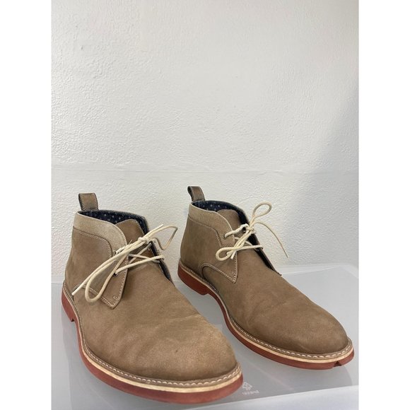 Mens GH Bass & Co Blake Shoe Tan Lace SZ 12M Round - Picture 1 of 10